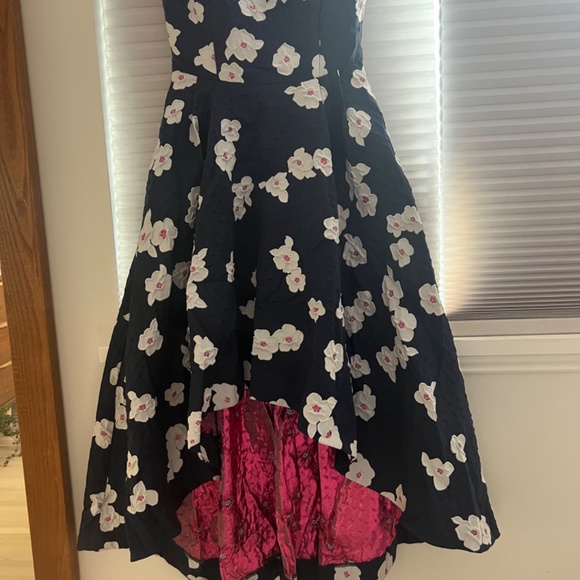 Shoshanna Midnight Paladina High Low Gown size 4 - Picture 2 of 3